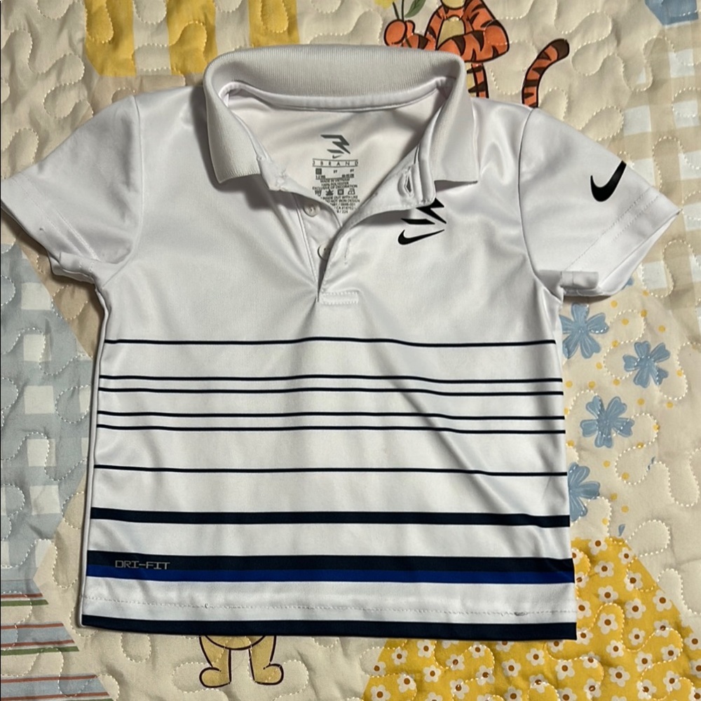 Nike Kids White Polo Shirt